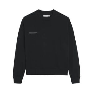 Pangaia heavyweight recycled cotton sweatshirt in black, size small